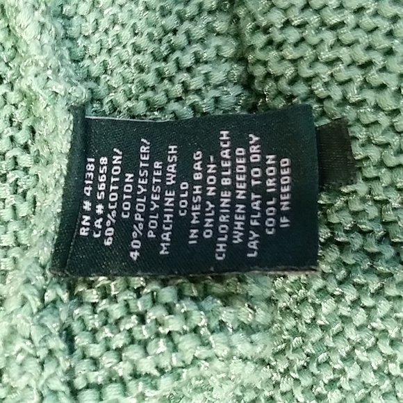 Lauren Ralph Lauren woman's green knitted pullover boat neck sweater siz… - Picture 14 of 15